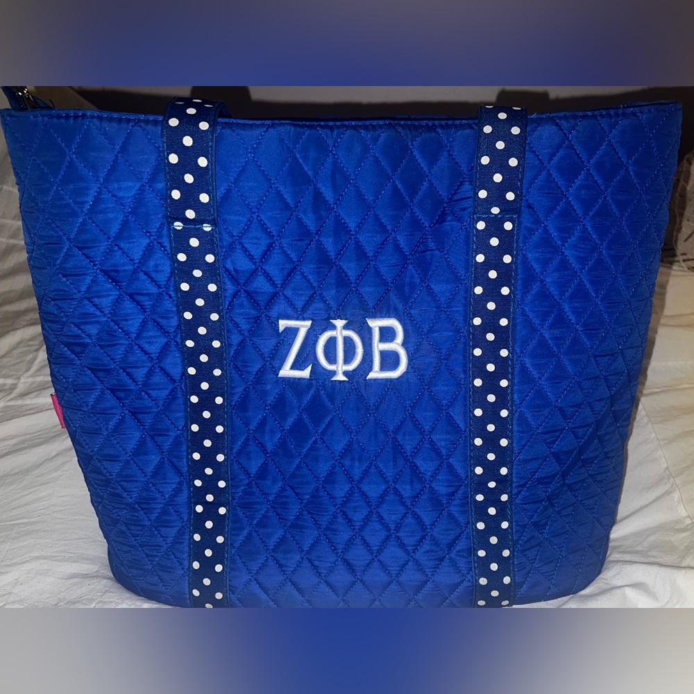 Zeta Phi Beta, Inc. Royal Blue Tote Bag